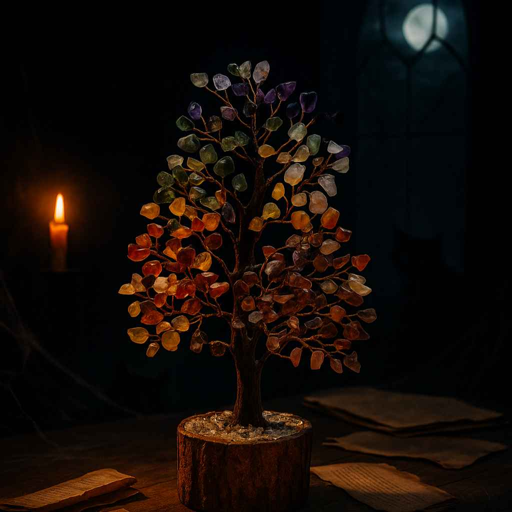 7 Chakra Crystal Gemstone Tree