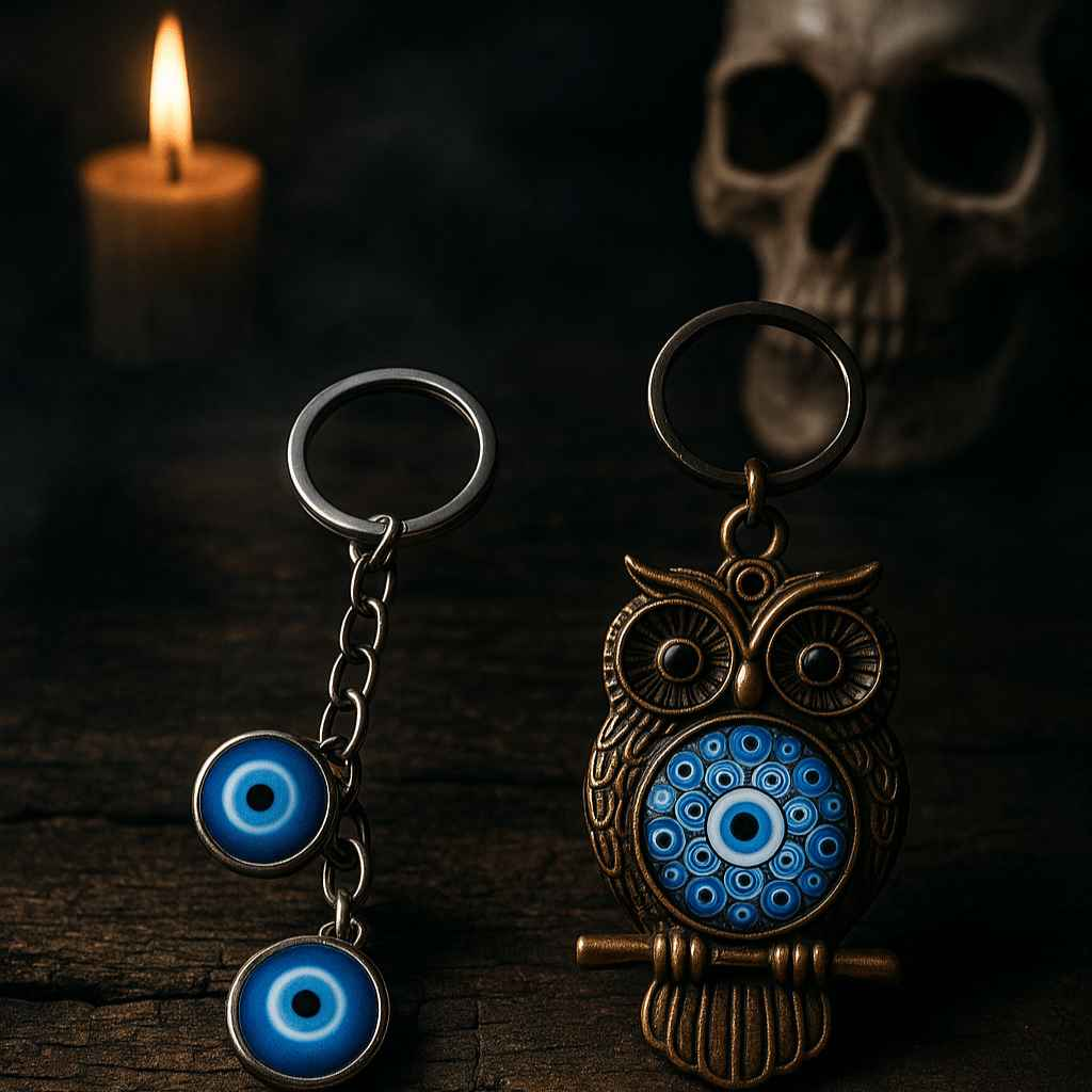 Evil Eye Dual Keychain Set