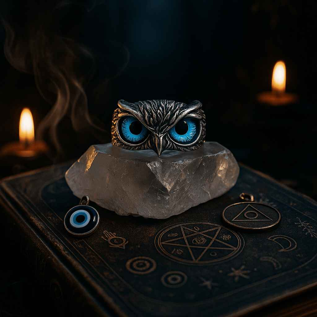 Owl Eye Protection Ring