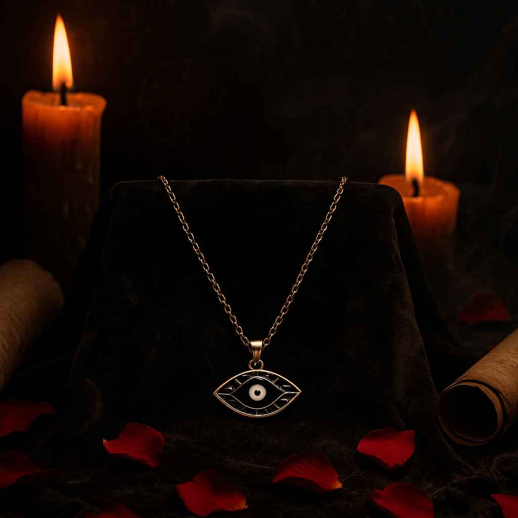 Golden Evil Eye Pendant