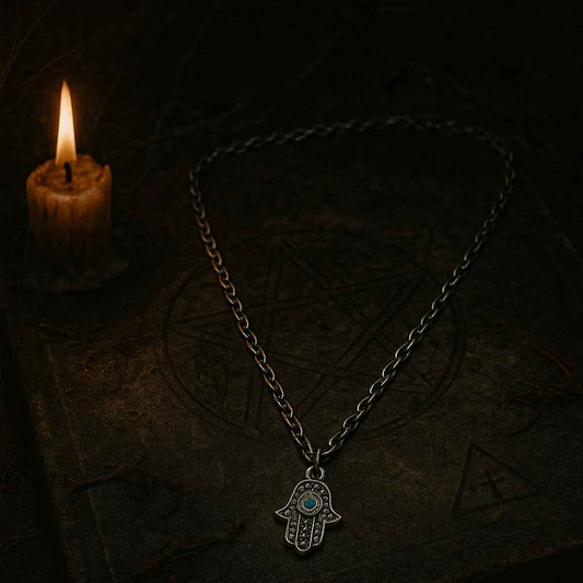 Mystic Hamsa Hand Pendant